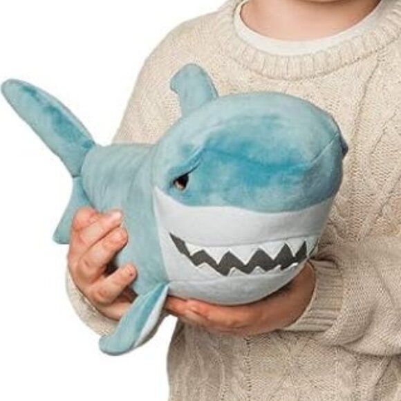 New w/Tag Douglas Blue Shark Macaroon Plush Stuffed Animal 15" - Picture 9 of 9